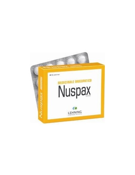 Nuspax Omeopatico - Rimedi omeopatici 60 Compresse